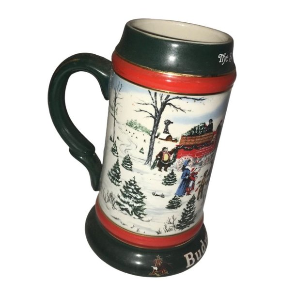 Budweiser Collectible Beer Stein Set (An American Tradition, A Perfect Christmas - Picture 9 of 16